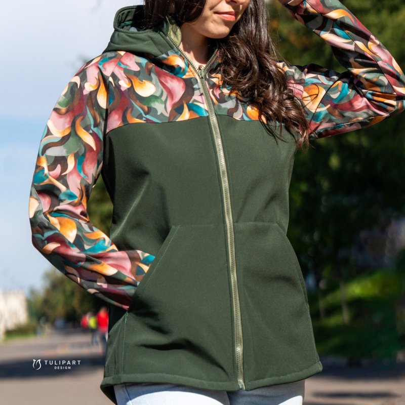 Női softshell vízálló kabát XS