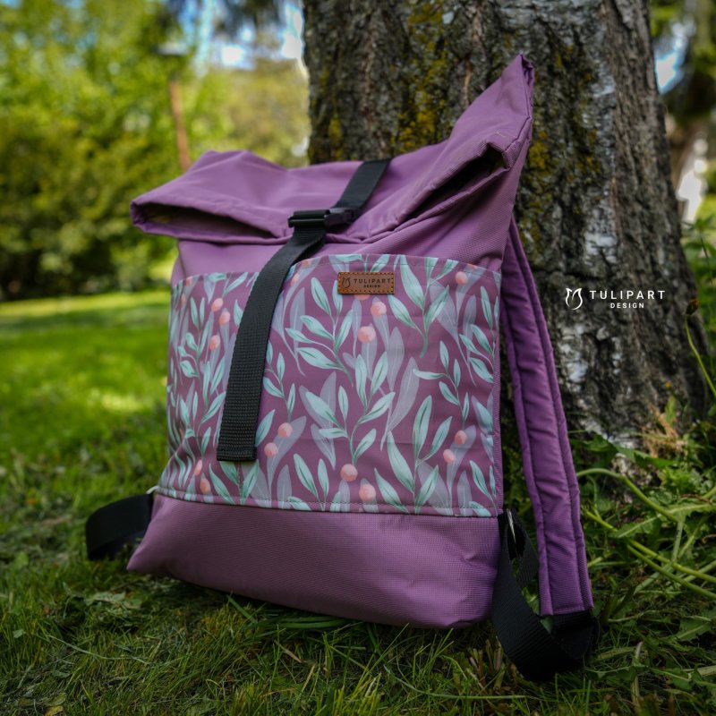 Rolltop vízálló textil hátizsák