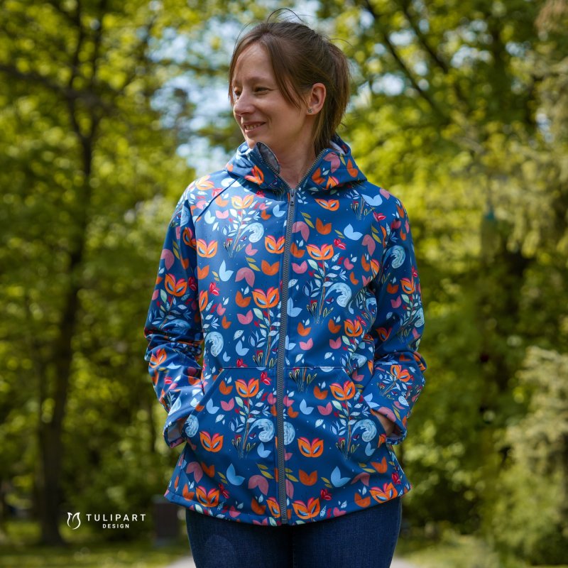 Női softshell vízálló kabát L