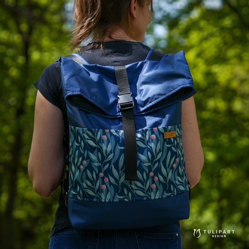 Rolltop vízálló textil hátizsák