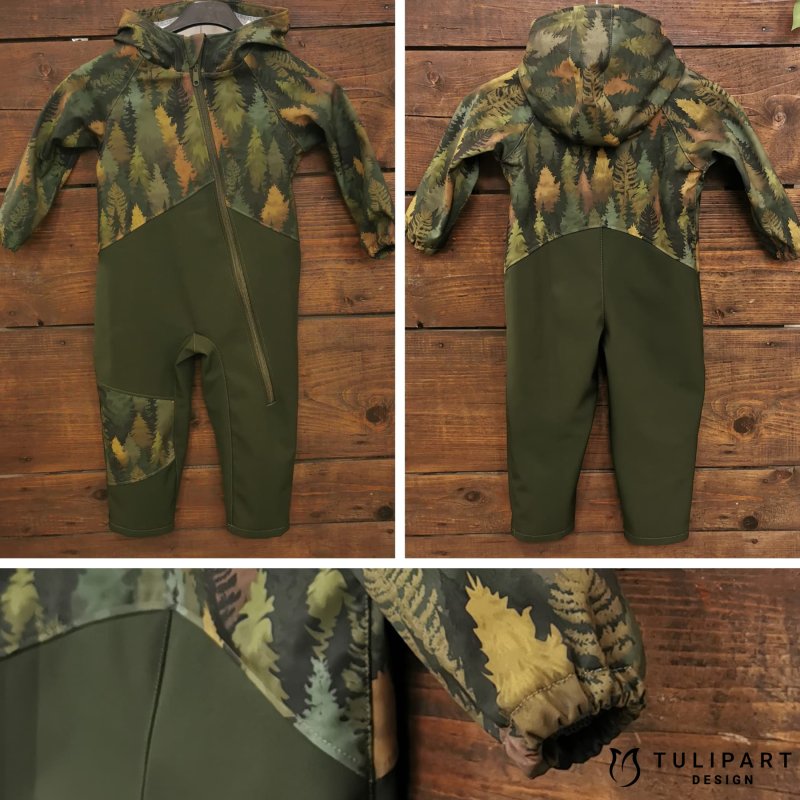Softshell kezeslábas 128